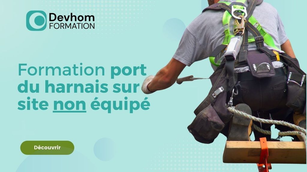 Miniature de présentation de la formation port du harnais sur site non équipé